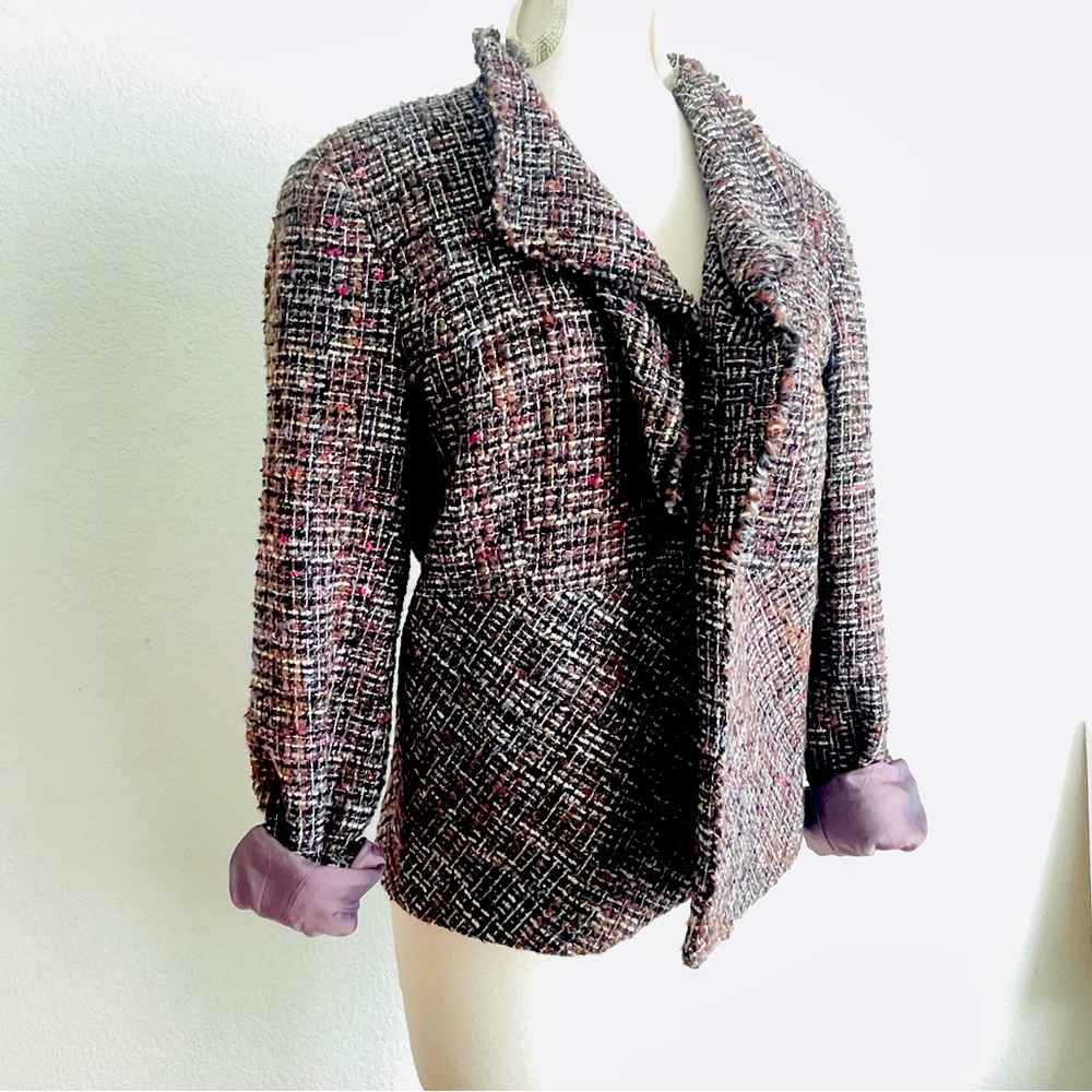 CLASSIQUES ENTIER Atelier blazer tweed with soft collar and flattering cut